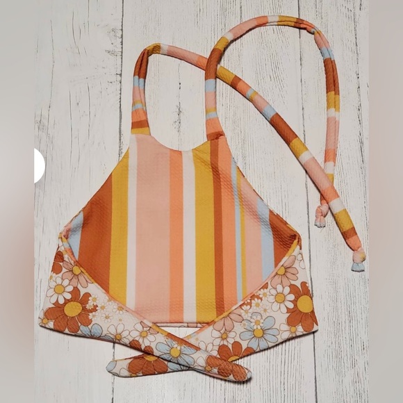 Groovy 1st Birthday Outfit! Bell Bottom Pants, Halter Top and Headband! - Picture 2 of 3